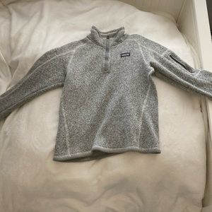 Gray, kids Patagonia sweatshirt